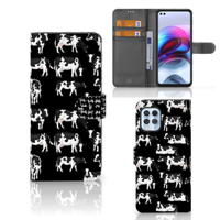 Motorola Moto G100 | Telefoonhoesje | Met pasjeshouder | Koetjes - thumbnail