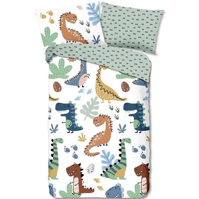 Good Morning Kinderdekbedovertrek "dino's" - Multi - (140x200/220 cm) - Katoen Good Morning Kinderdekbedovertrek "dino's" - Multi - (140x200/220 cm) - Katoen