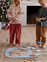 Hengelsportspel van FSC®-hout blauw - thumbnail