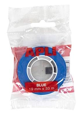 Apli plakband ft 19 mm x 33 m, blauw