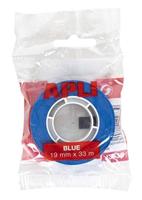Apli plakband ft 19 mm x 33 m, blauw - thumbnail