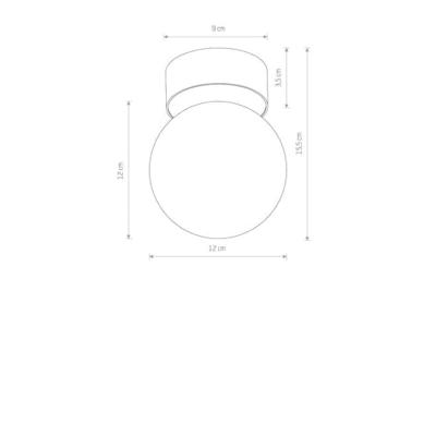 Lyora Glazen plafondlampKier S 15,5cm - 10302