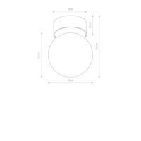 Lyora Glazen plafondlampKier S 15,5cm - 10302 - thumbnail