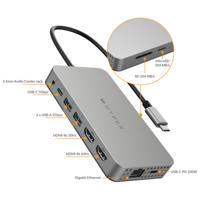 Hyper USB-C HyperDrive duo 4K HDMI 10-in-1 hub - Midnight Blue - thumbnail