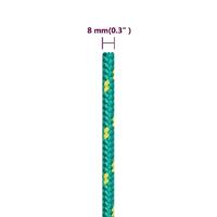 VidaXL Boottouw 8 mm 250 m polypropyleen groen - thumbnail