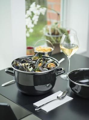 COSY & TRENDY Vormpot - D18cm Zwart-1.2Kg-2.8L