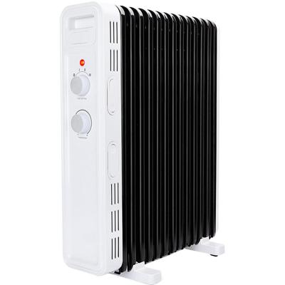 Oliegevulde Radiator 2500W - 3 Warmtestanden - Wit - Aigi Hube