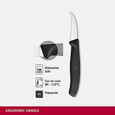 Victorinox schilmesje gebogen zwart