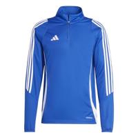 adidas Tiro 24 Trainingstrui 1/4-Zip Blauw Wit - thumbnail
