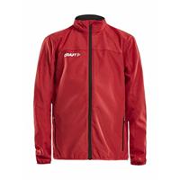 Craft 1907381 Rush Wind Jacket JR - Bright Red - 110/116 - thumbnail