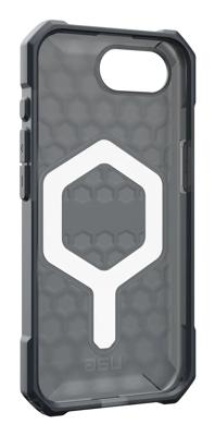 Urban Armor Gear Essential Armor Outdoor telefoonhoes Apple iPhone 16e Grijs, Transparant Inductieve lading, MagSafe compatible, Stootbestendig