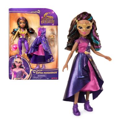 Unicorn Academy gemaskerd bal pop Sophia