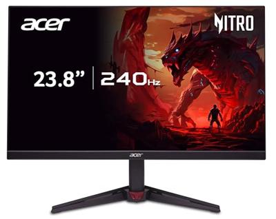 Acer Nitro VG240YW3b Gaming monitor Energielabel D (A - G) 60.5 cm (23.8 inch) 1920 x 1080 Pixel 16:9 1 ms HDMI, DisplayPort, Audio-Line-out IPS LCD Acer Nitro VG240YW3b Gaming monitor Energielabel D (A - G) 60.5 cm (23.8 inch) 1920 x 1080 Pixel 16:9 1 ms HDMI, DisplayPort, Audio-Line-out IPS LCD