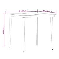 3-delige Tuinset zwart - thumbnail