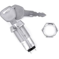 TRU COMPONENTS TC-SS1E TC-SS1E Sleutelschakelaar 3 A 1x aan/uit 1 stuk(s) - thumbnail