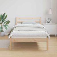 Bedframe Bruin 208.6 x 157.6 x 69.4 cm Massief grenenhout - thumbnail