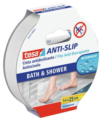 Plakband TESA Anti-slip bath & shower 5 m Antislip Plakband TESA Anti-slip bath & shower 5 m Antislip