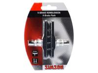 Simson Remblokken v-brake 72 x 12,5 mm zwart 2 stuks - thumbnail