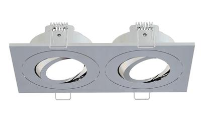 Inbouwspot Dubbel BWS Spears Dimbaar IP65 Chroom