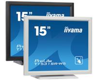 iiyama ProLite T1531SR-W5 - LED monitor - 15' - touchscreen - 1024 x 768 - TN - 370 cd/m² - 700:1-8 ms - HDMI, VGA, DisplayPort - speakers - white - thumbnail