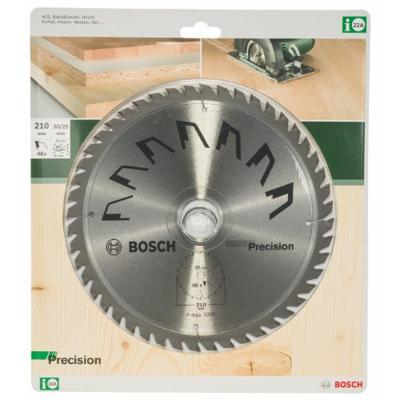 Bosch Accessories Precision 2609256B58 Hardmetaal-cirkelzaagblad 210 x 30 mm Aantal tanden: 48 1 stuk(s)