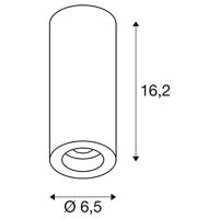 SLV Led plafondspotNuminos 6,5cm wit - 1004127 - thumbnail