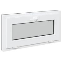 Kelderraam "RISOR" 80x40 cm 3 glas kiepbaar antraciet - thumbnail