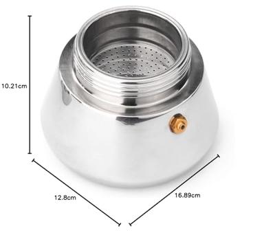 Bredemeijer Trevi Espressomaker 4-Kops RVS