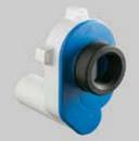 Wiesbaden Urinoir-sifon afvoer horizontaal - thumbnail