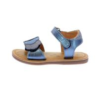 Leren kindersandalen Dyastar KICKERS® marineblauw - thumbnail