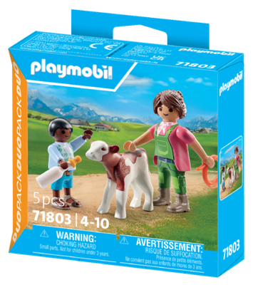 Playmobil® Duopack 71803 boer met kalf