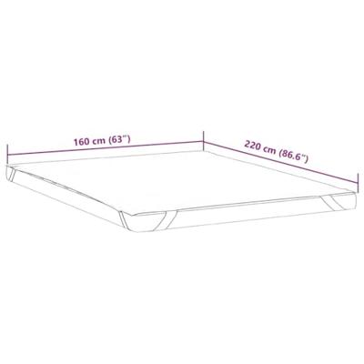 Matrasbeschermer waterdicht 160x220 cm wit