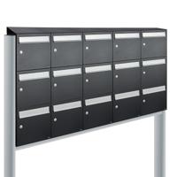 Allux Flow Set 5-Breed, 3-Hoog Met Dak Op Statief Zwart - 40040070_5x3ds - thumbnail