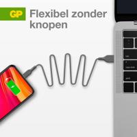 GP GPCBCL1PGYUSB221 USB-laadkabel USB 2.0 USB-C stekker, Apple Lightning stekker 1.00 m Grijs - thumbnail