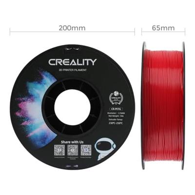 3d filament creality petg 1.75mm rood 1kg
