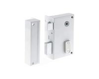 Slot Yale YAV37G 12,5 x 7 x 18 Wit Staal Deuren - thumbnail