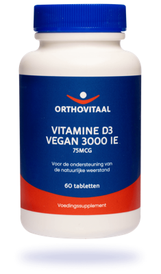 Vitamine D3 3000IE vegan 60 Tabletten