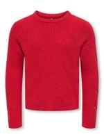 Kids ONLY winter sweater meisjes - rood - KogKatia - regular fit - thumbnail