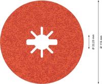 Bosch Accessoires Expert R782 X-LOCK keramische prisma-fiberschijf 115 mm, 22,23 mm, K36 - 1 stuk(s) - 2608621804 - thumbnail