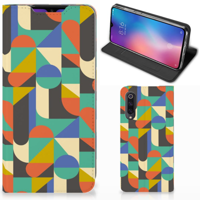 Xiaomi Mi 9 | Hoesje met Magneet | Funky Retro Xiaomi Mi 9 | Hoesje met Magneet | Funky Retro