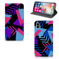 Apple iPhone Xs Max Stand Case Funky Triangle - thumbnail