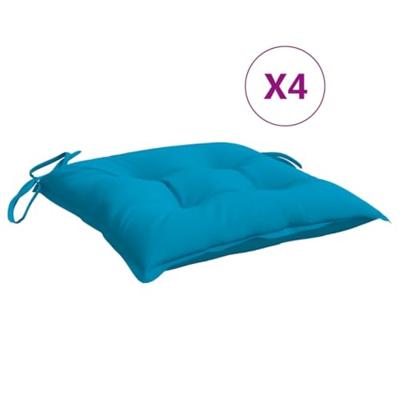 VidaXL Palletkussens 4 st 50x50x7 cm oxford stof lichtblauw - thumbnail