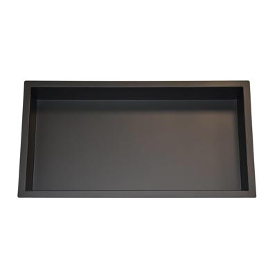 Inbouwnis BWS Elegance 30x60x7 cm Mat Zwart Inbouwnis BWS Elegance 30x60x7 cm Mat Zwart
