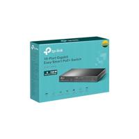 TP-Link TL-SG1210MPE | 8-poorts Gigabit PoE-switch | Eenvoudig slim beheerd | 8 PoE+-poorten @123W, met 2 Uplink Gigabit-poorten + 1 Combo SFP-sleuf | 3 jaar fabrieksgarantie | QoS, Vlan, IGMP & LAG - thumbnail