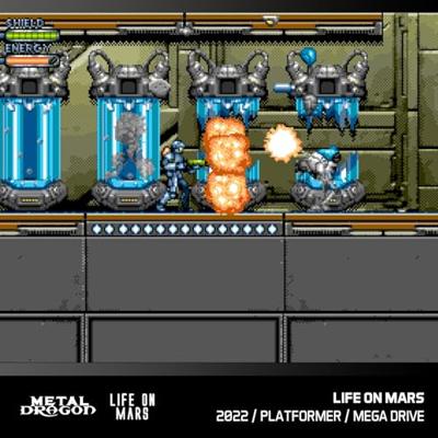 Evercade Metal Dragon / Life on Mars Arcade Cartridge 1