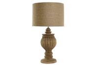 Bureaulamp Home ESPRIT Natuurlijk Jute Hout 50 W 220 V 41 x 41 x 76 cm - thumbnail