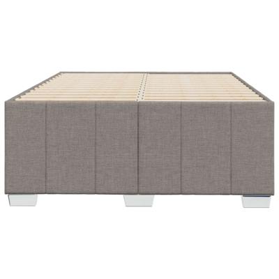 Bedframe zonder matras 120x190 cm stof taupe
