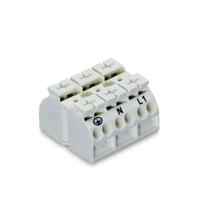 WAGO 862-1633 Apparaataansluitklem Veerklem Wit 250 stuk(s) - thumbnail