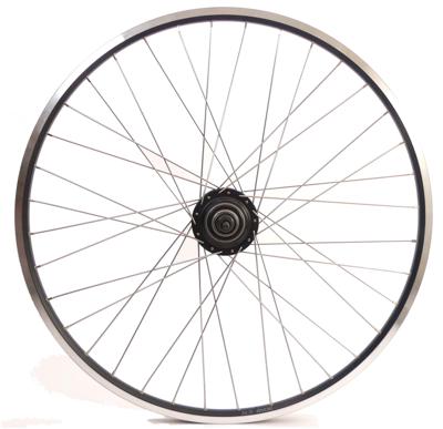 Shimano Achterwiel 28 inch nexus 8 naaf (zwart) - zac19 velg (zwart) met rvs spaken - voor schijfrem