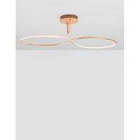 Lyora PlafondlampFungo krul goud - 9357086 - thumbnail